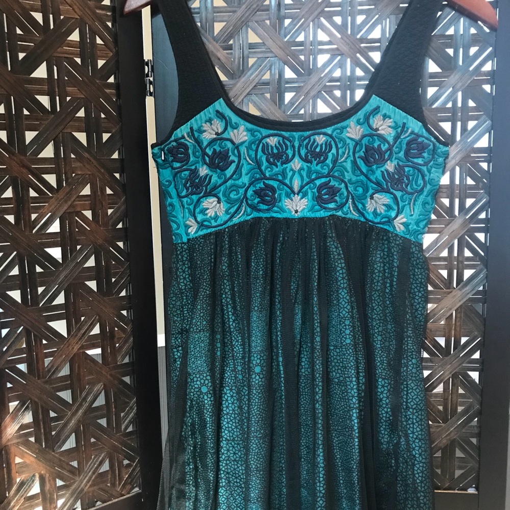 Anthropologie Tulle Mini Dress